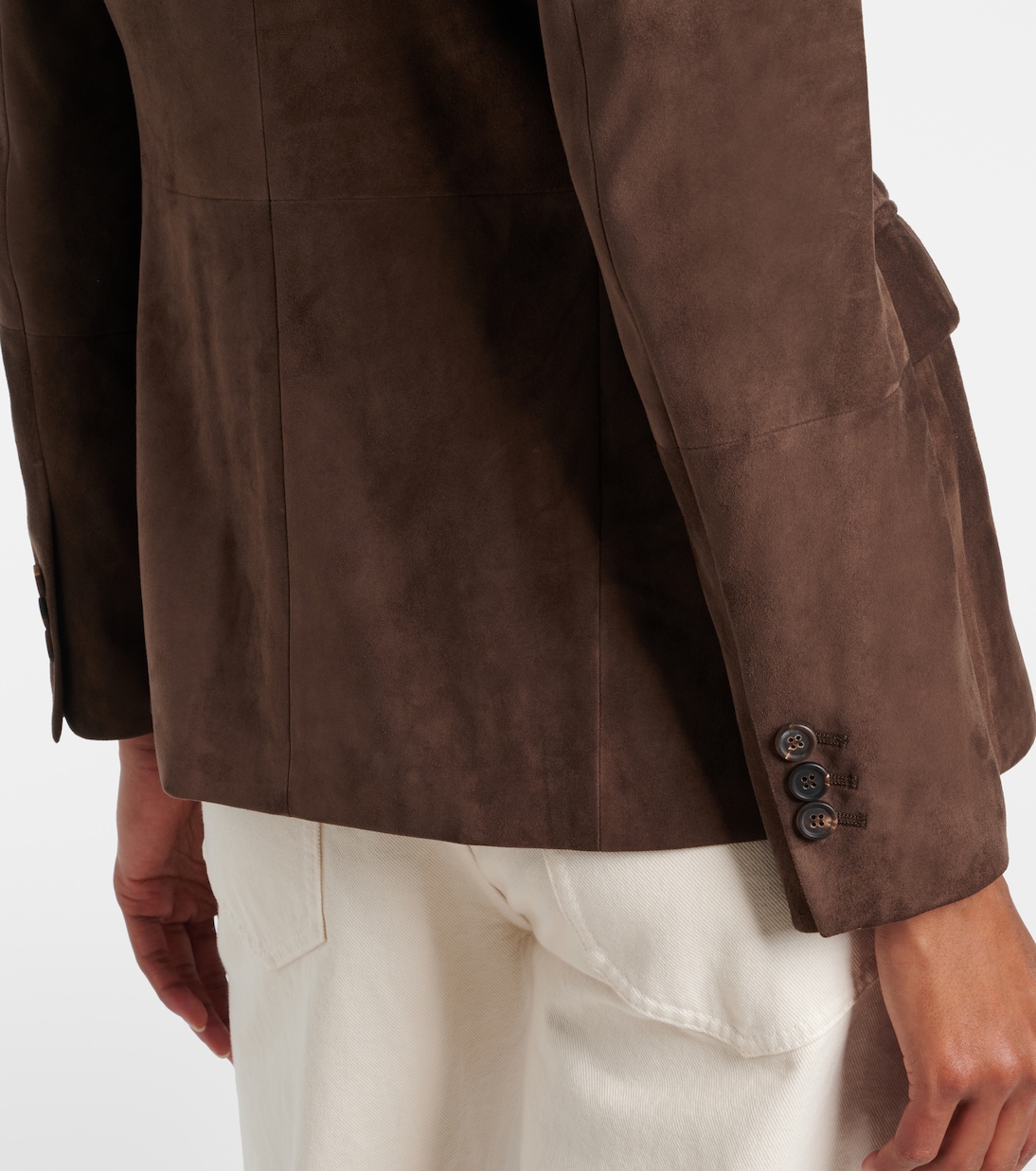 Blazer aus Veloursleder | Brunello Cucinelli
