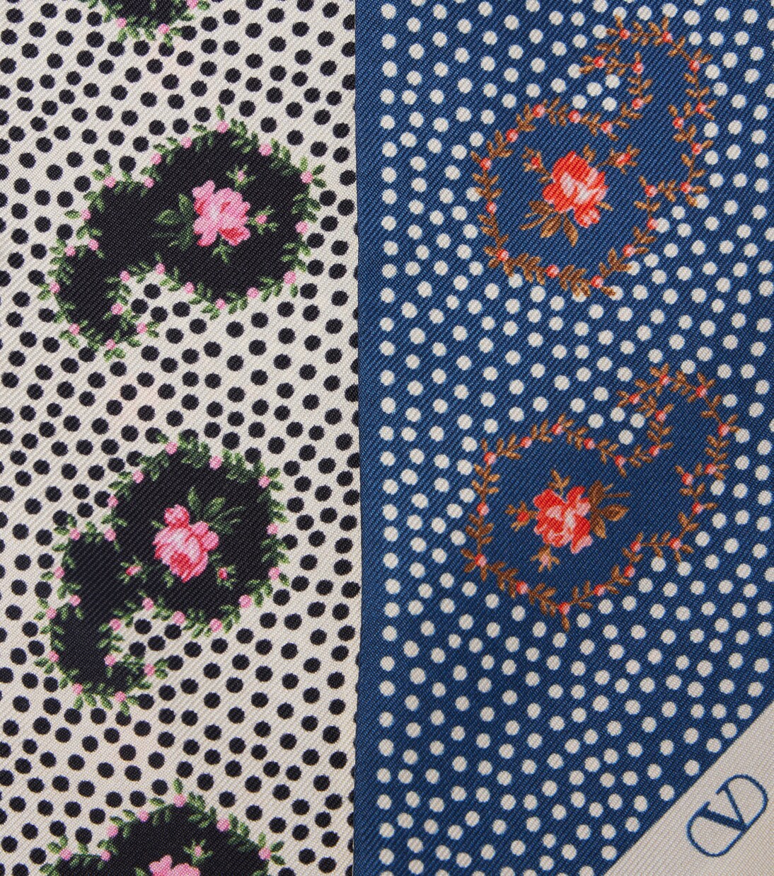 Escape printed silk twill scarf | Valentino