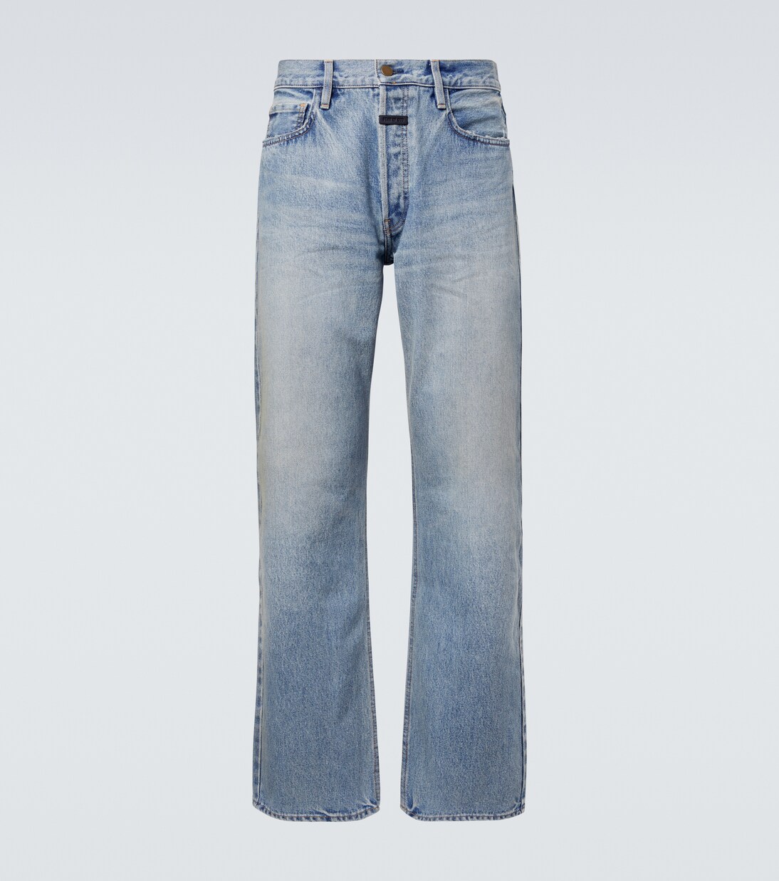 Faded mid-rise straight jeans | Fear of God