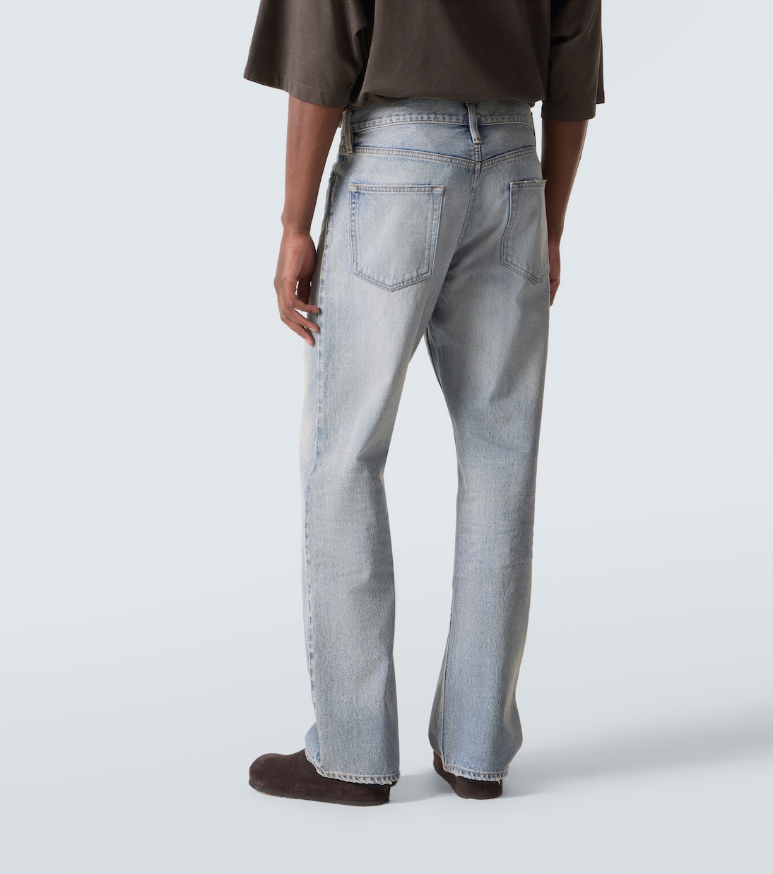 Faded mid-rise straight jeans | Fear of God