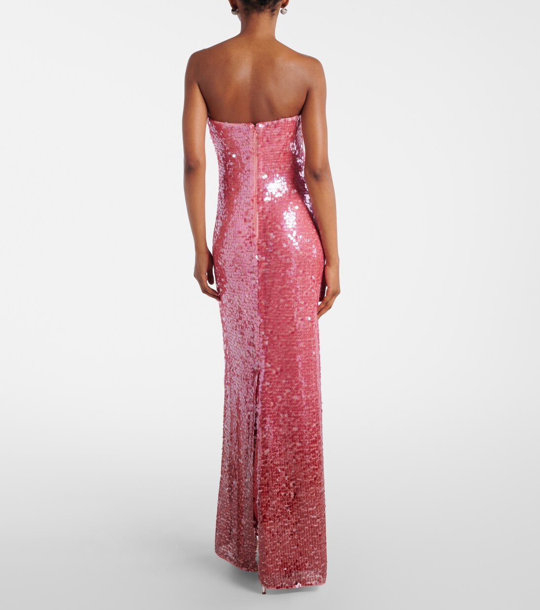 Robe longue bustier Leilani à sequins | Simkhai