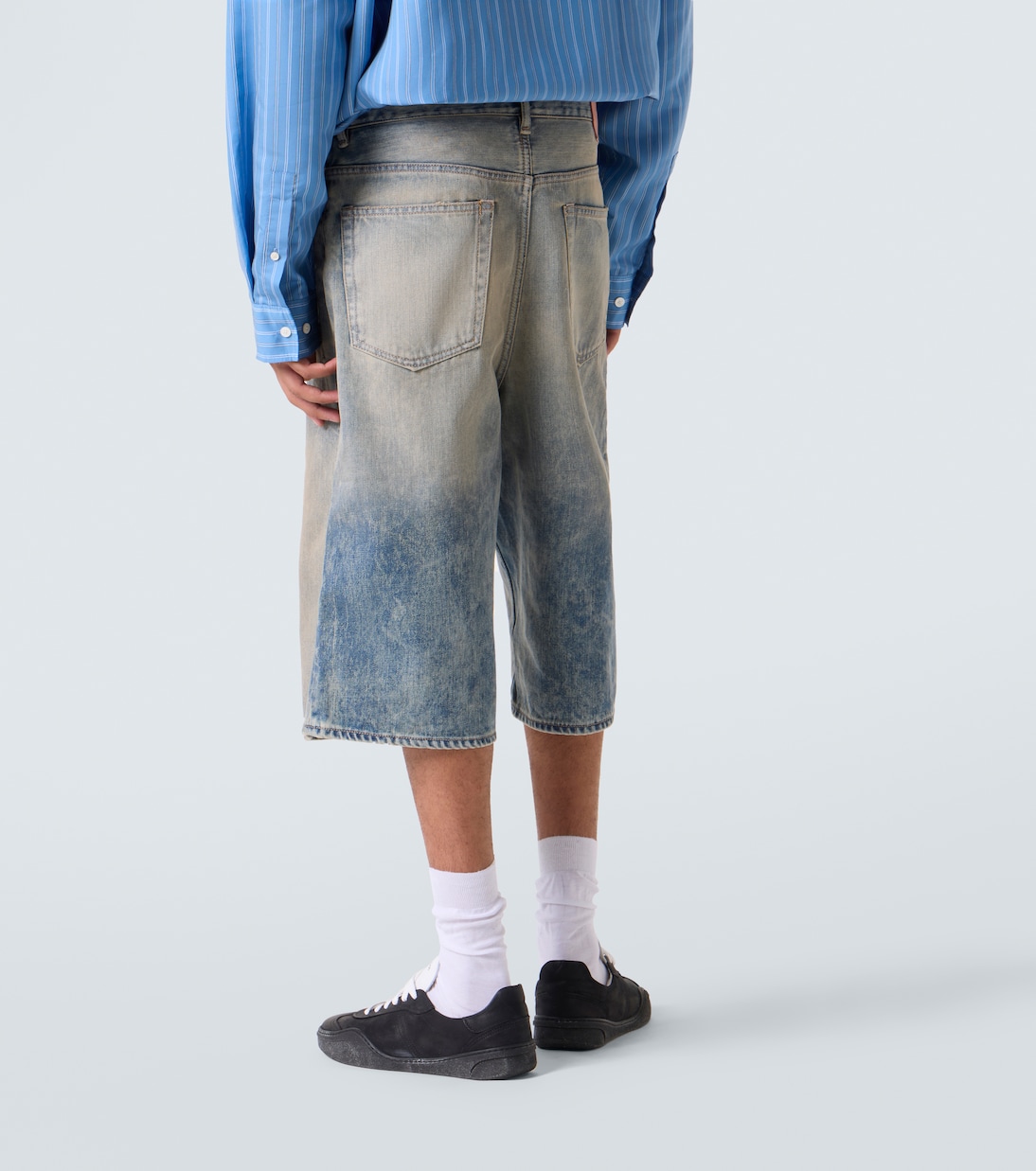 Low-rise denim shorts | Acne Studios
