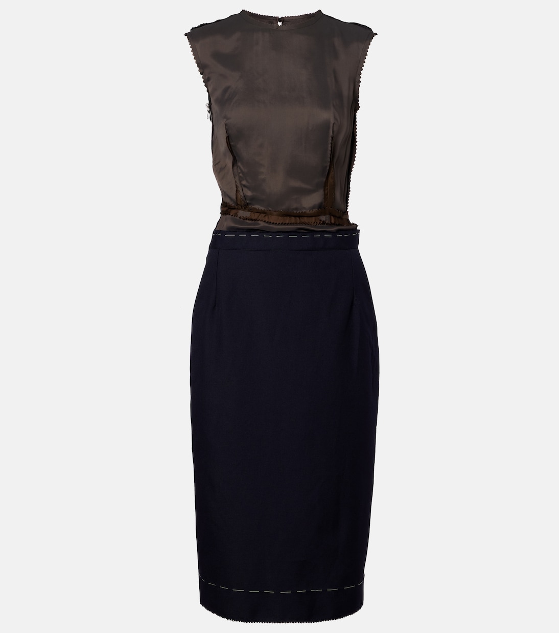 Midikleid aus Twill | Maison Margiela