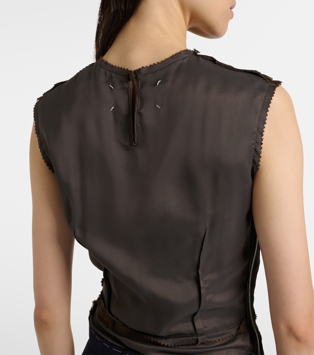 Midikleid aus Twill | Maison Margiela