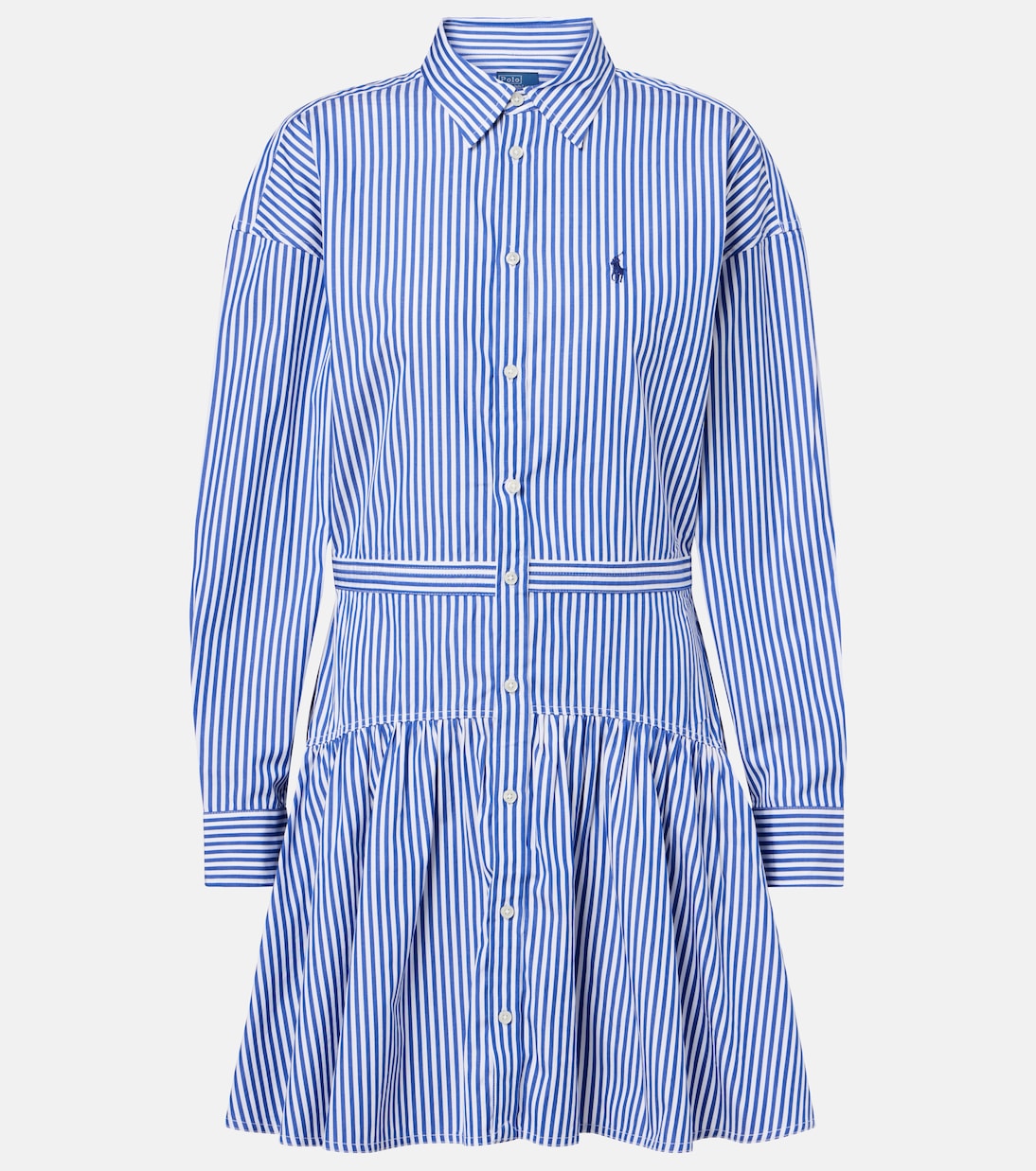 Striped cotton shirt dress | Polo Ralph Lauren