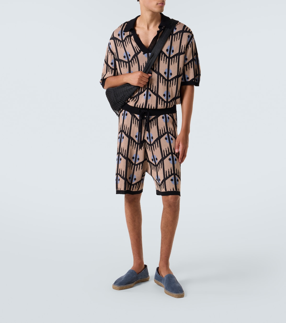 Jacquard polo shirt | Commas