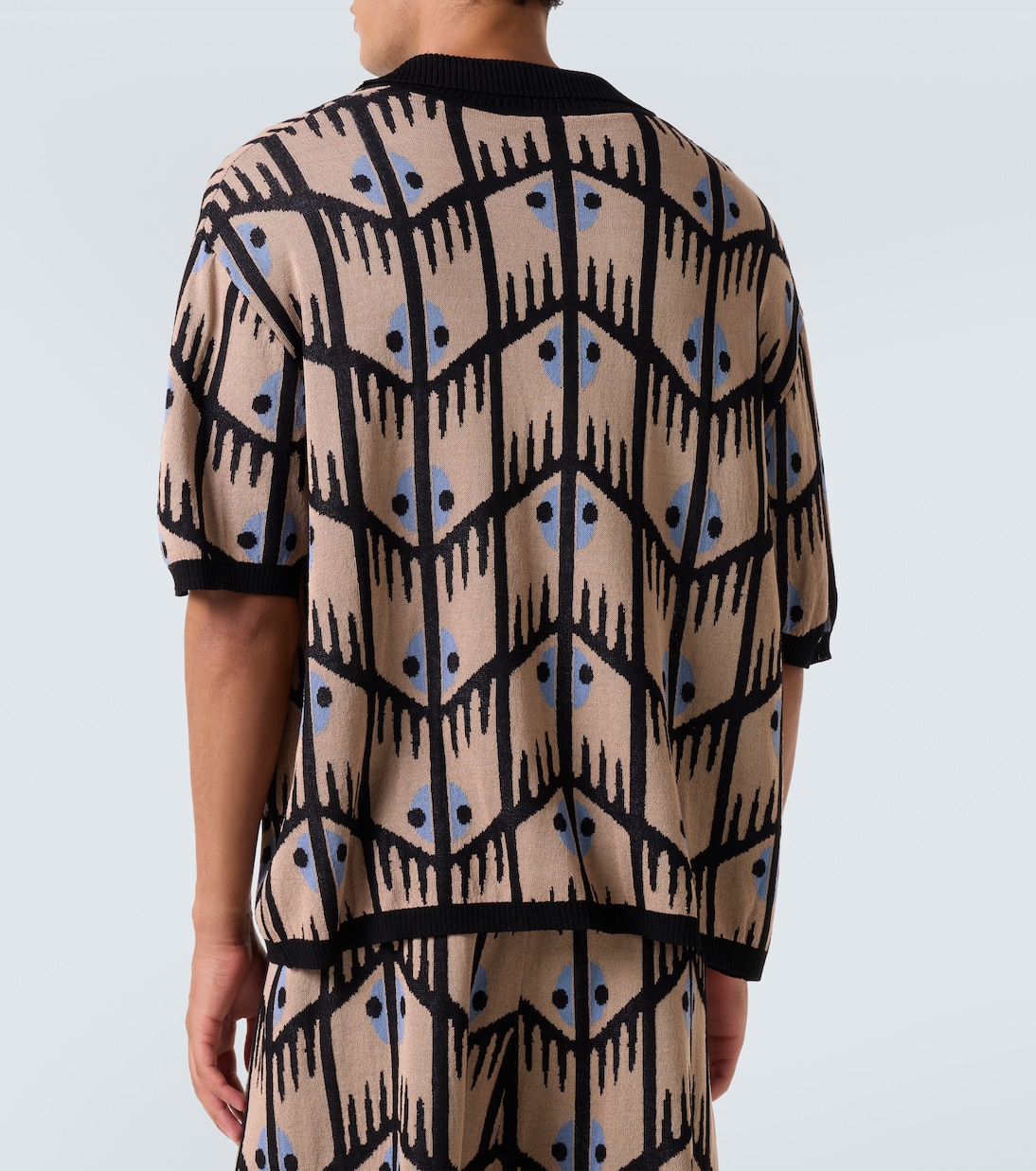 Jacquard polo shirt | Commas