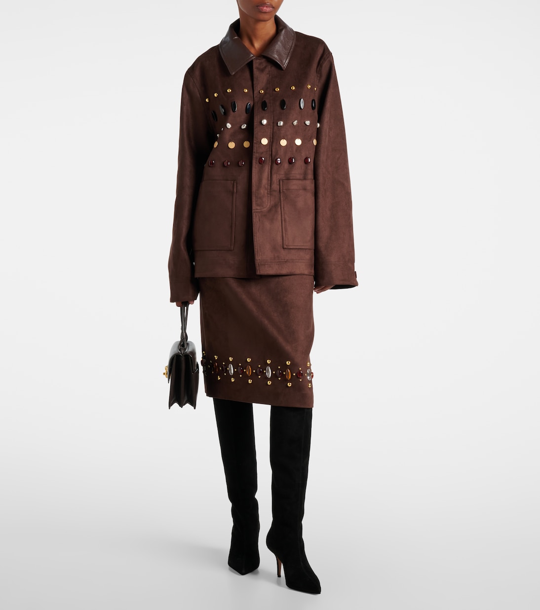 Botas altas Jessica 75 de ante | Paris Texas