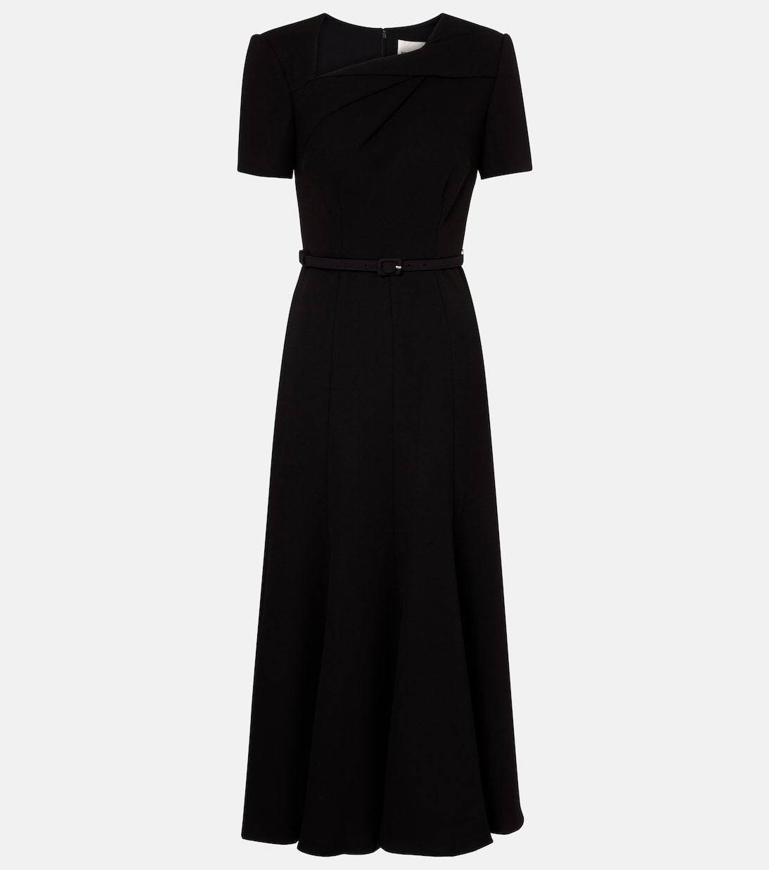 Robe midi en crêpe | Roland Mouret