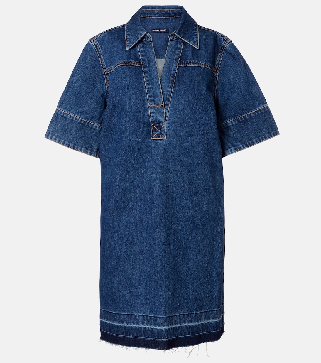 Denim shirt dress | Veronica Beard