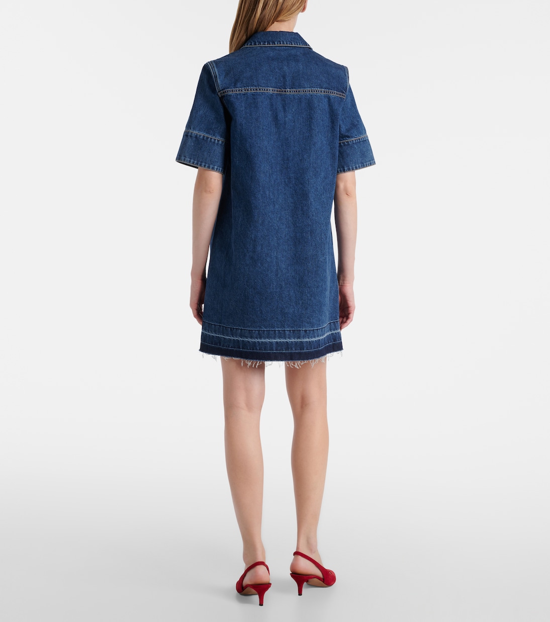 Denim shirt dress | Veronica Beard