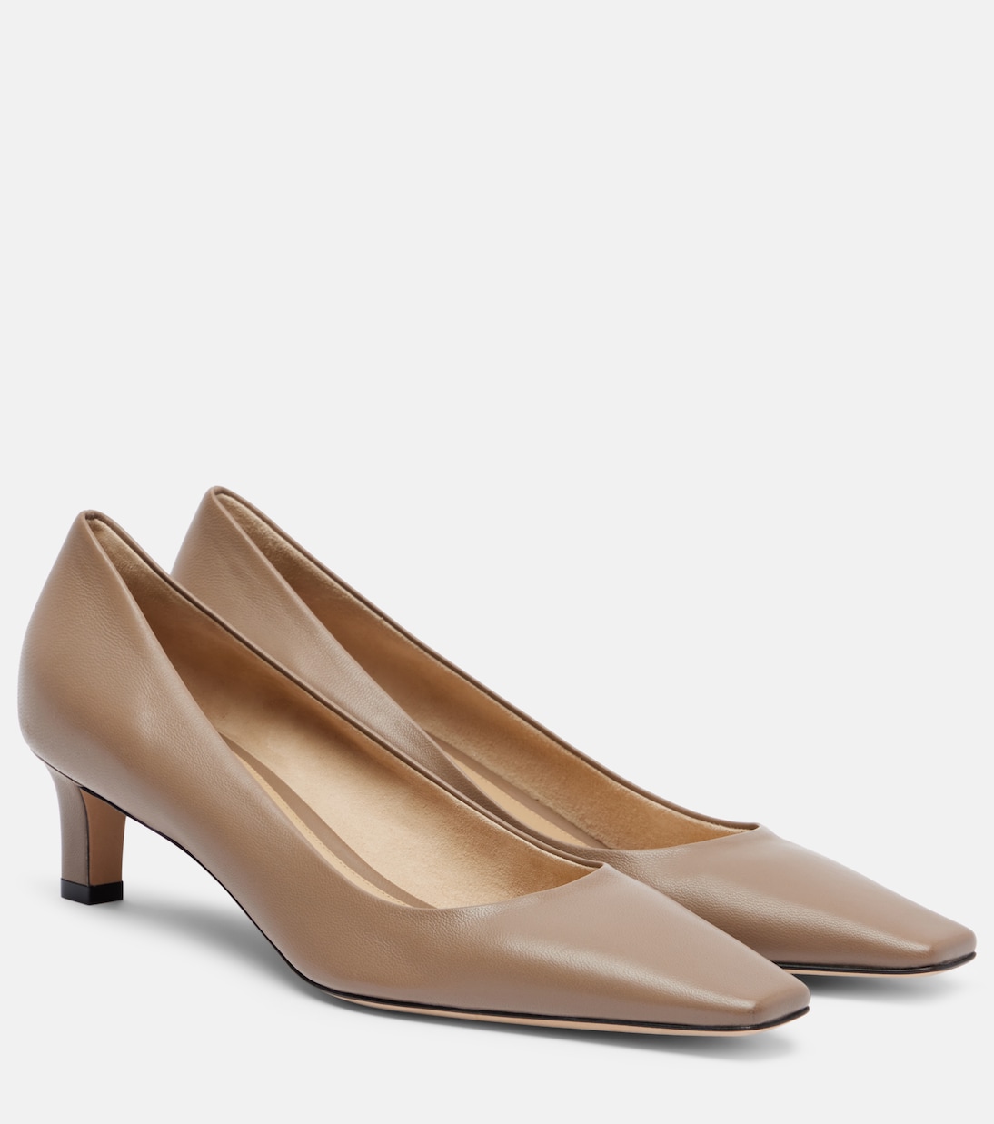Carla 45 leather pumps | The Row