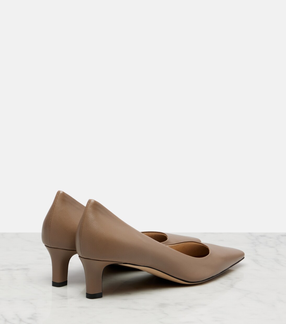 Carla 45 leather pumps | The Row