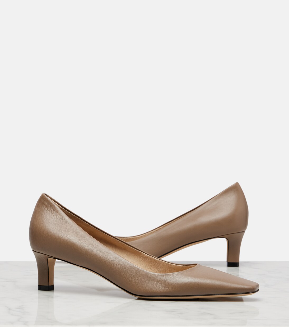 Carla 45 leather pumps | The Row