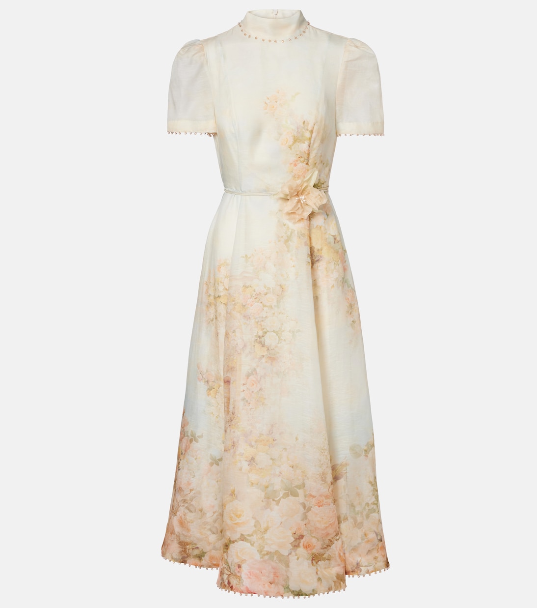 Midikleid Memento aus Leinen und Seide | Zimmermann