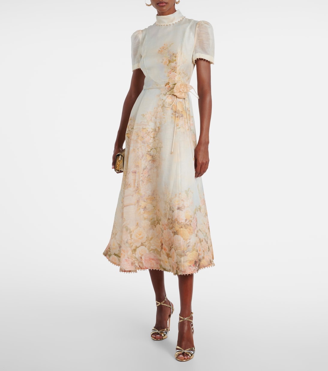 Midikleid Memento aus Leinen und Seide | Zimmermann