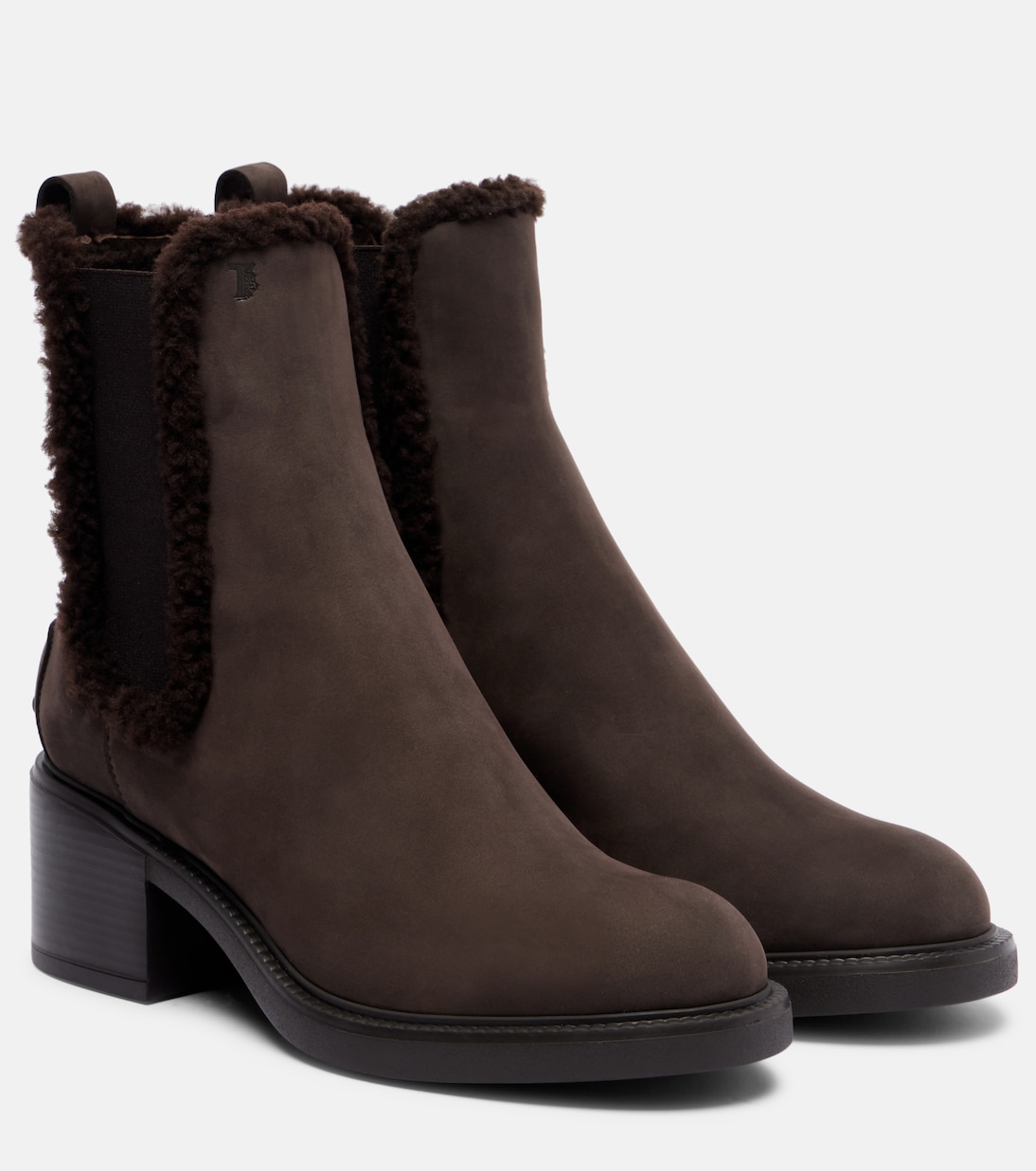 Shearling-lined leather Chelsea boots | Tod's