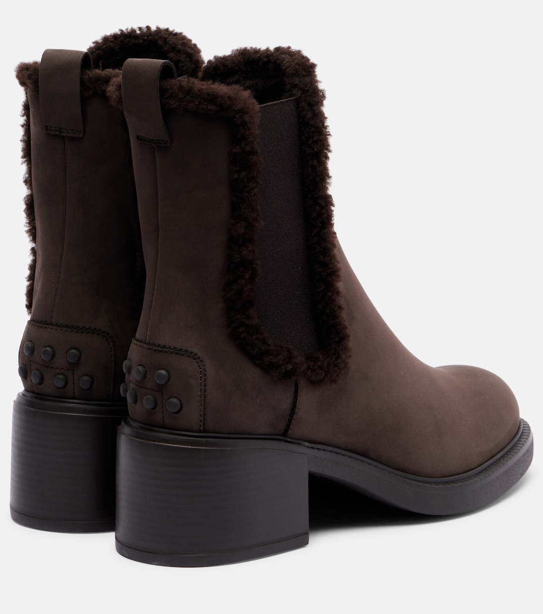 Shearling-lined leather Chelsea boots | Tod's