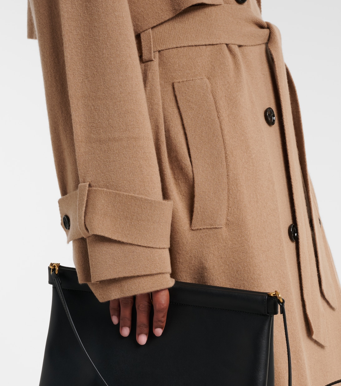 Trench-coat en laine et cachemire | Jardin des Orangers