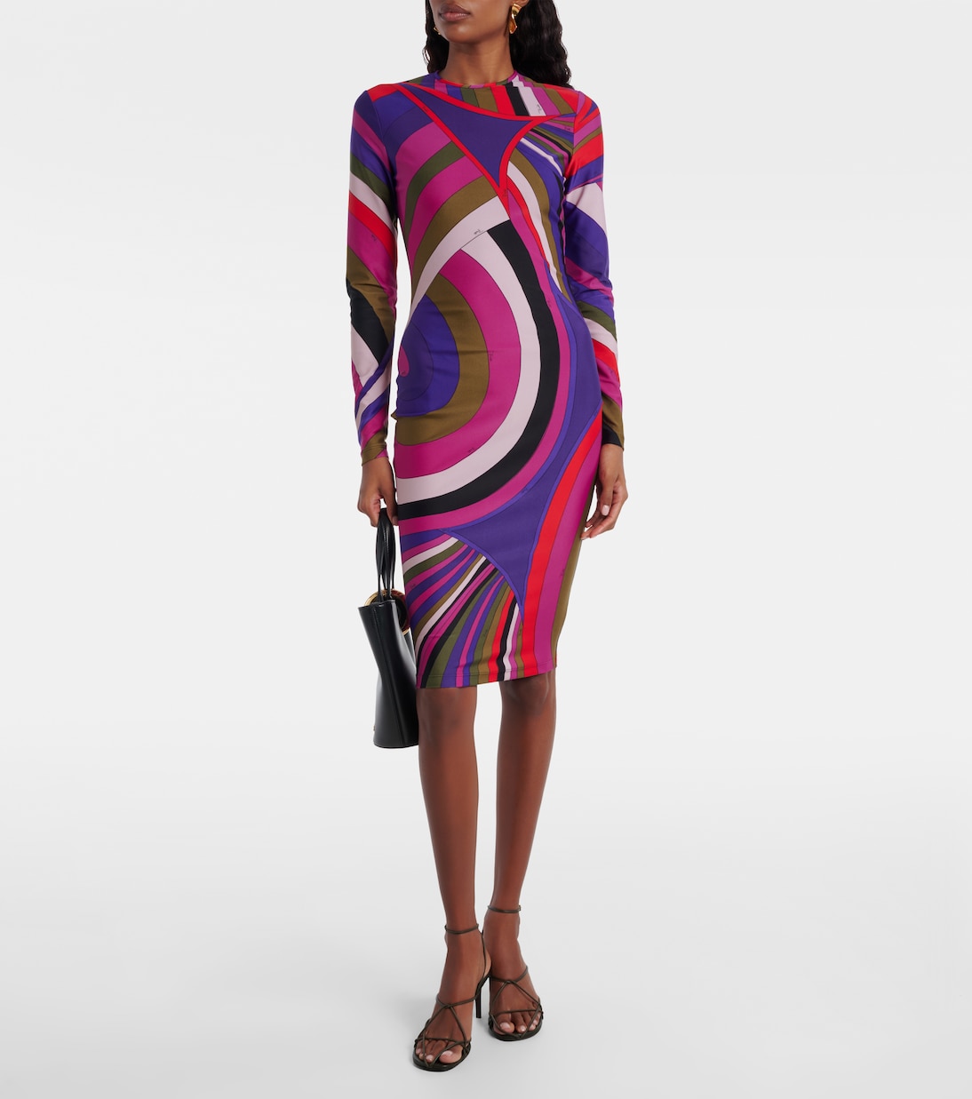 Bedrucktes Midikleid aus Jersey | Pucci