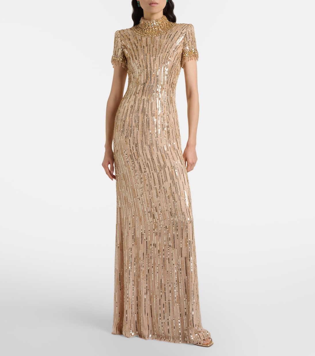 فستان سهرة مع تزيين Madelaine | Jenny Packham