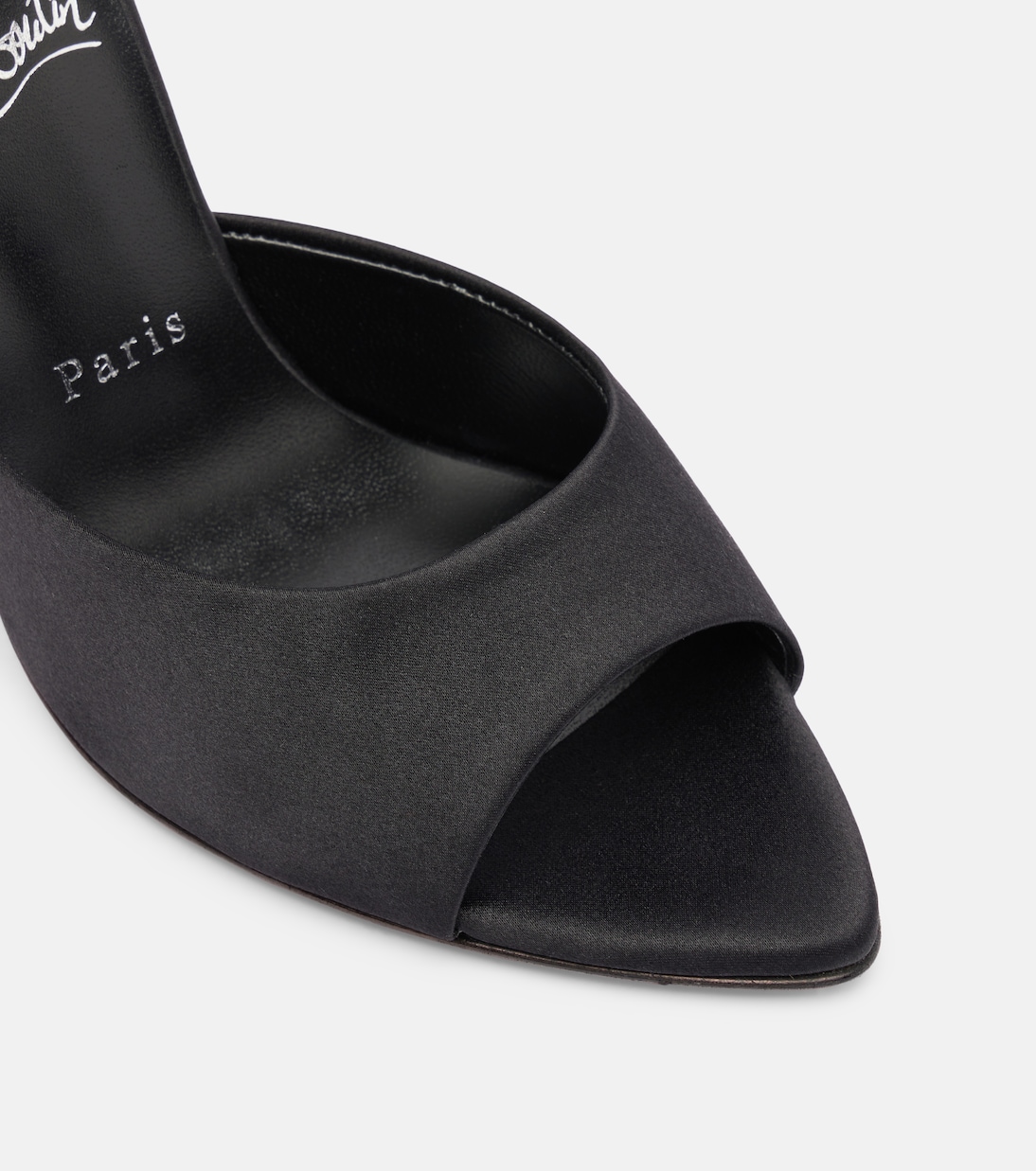 Pantoletten Miss Z 100 aus Satin  | Christian Louboutin