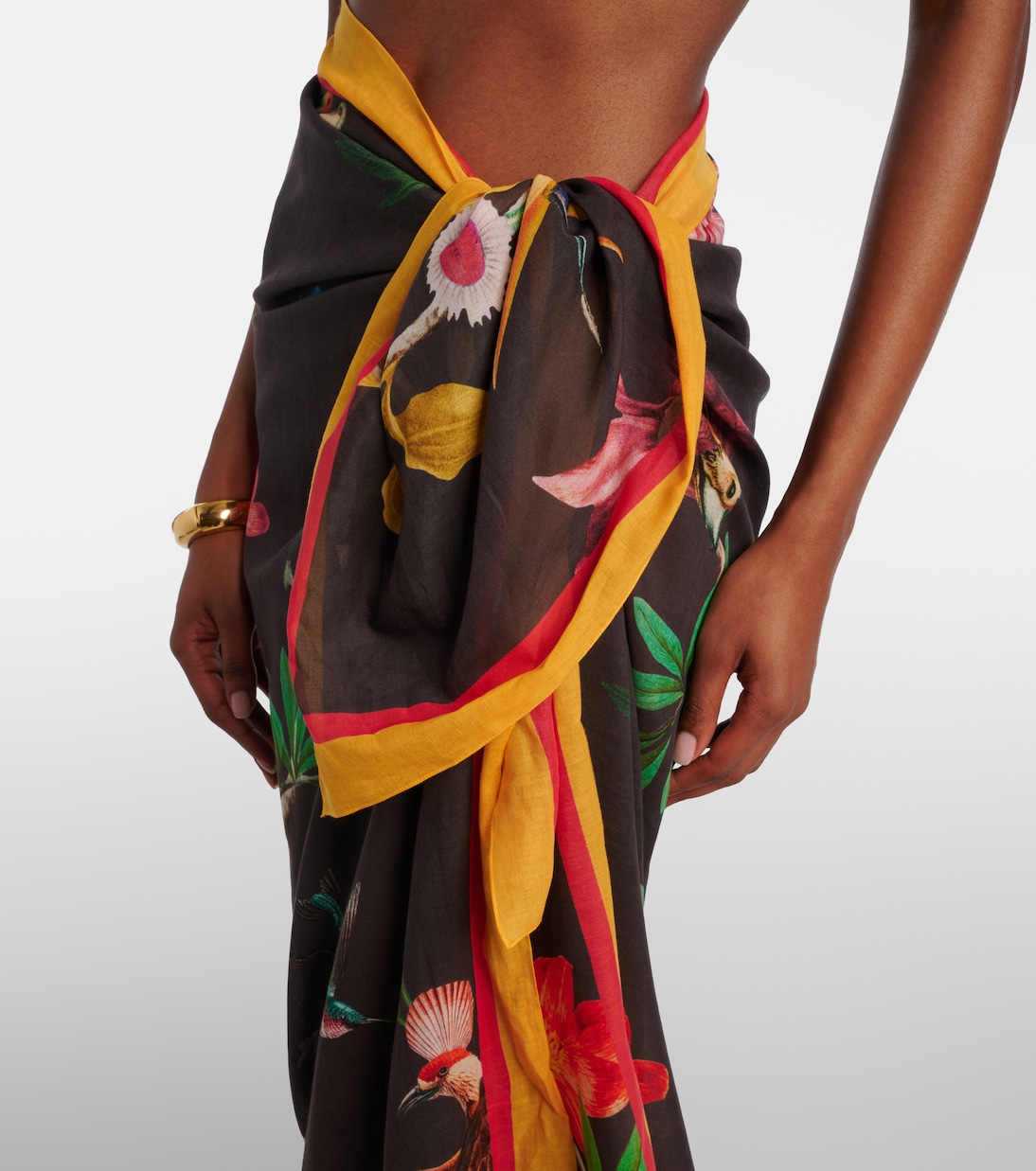 Pareo Zooflora Placée aus Baumwolle | La DoubleJ