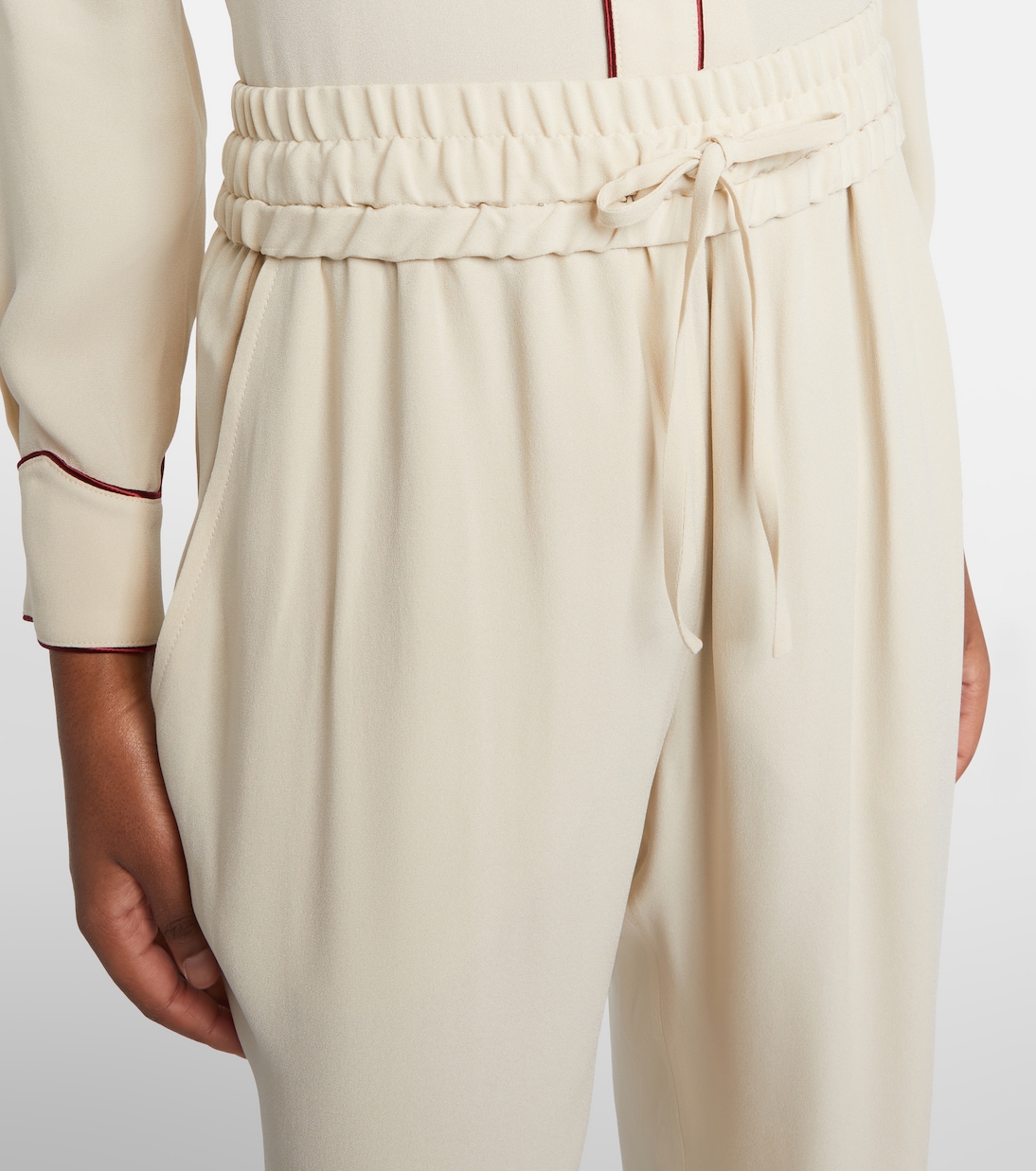 Gerade Hose Honie aus Crêpe | Isabel Marant