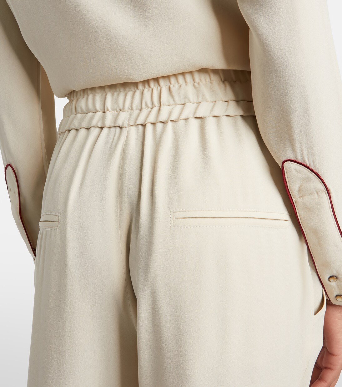 Gerade Hose Honie aus Crêpe | Isabel Marant