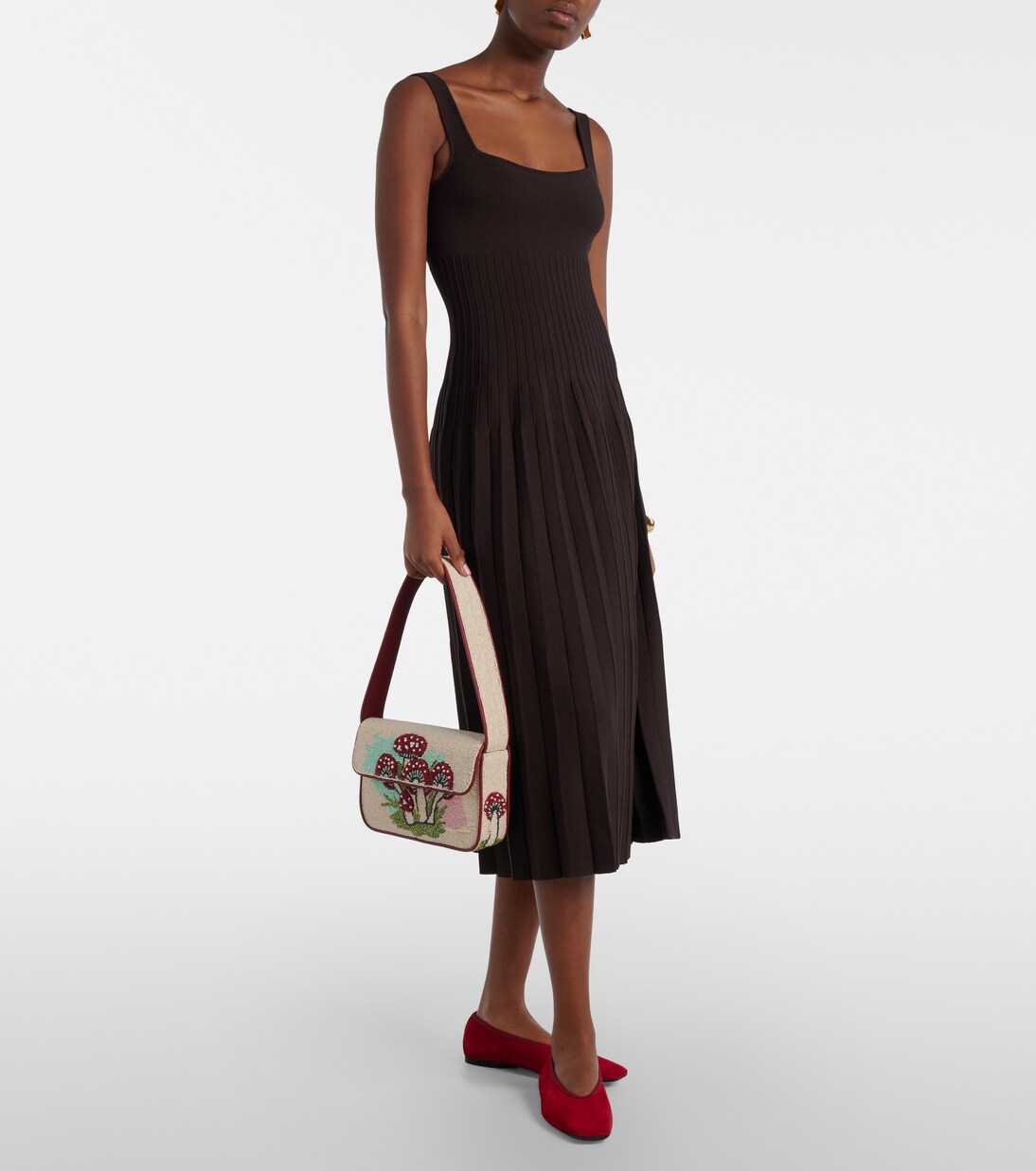 Verzierte Schultertasche Tommy | Staud