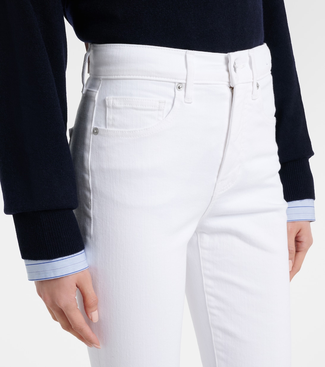 High-Rise Flared Jeans Beverly | Veronica Beard