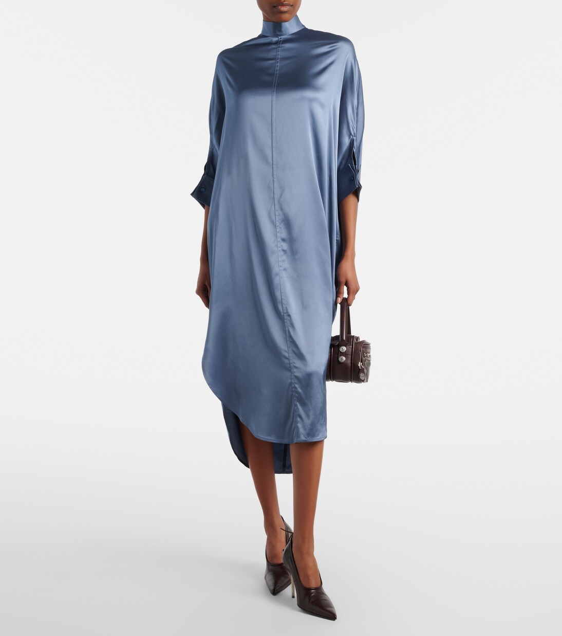 Midikleid aus Satin | Acne Studios