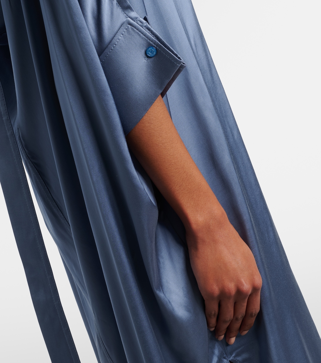 Midikleid aus Satin | Acne Studios
