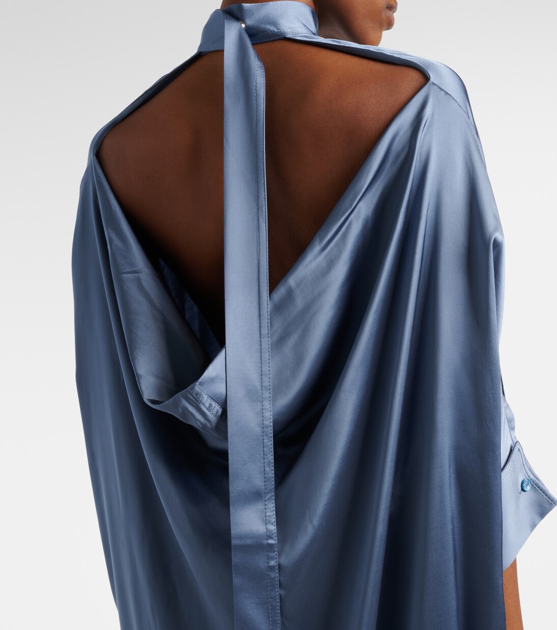 Midikleid aus Satin | Acne Studios