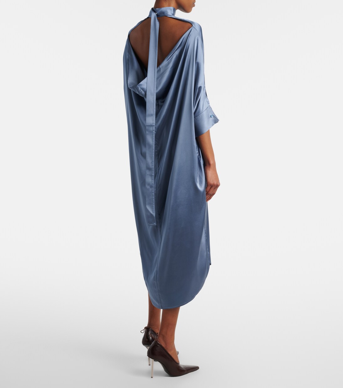 Midikleid aus Satin | Acne Studios