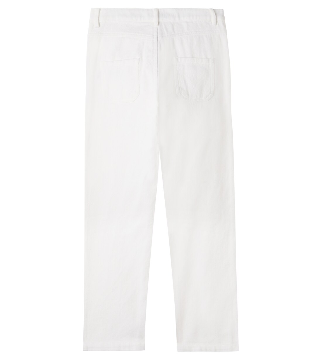 Pantalon brodé en sergé de coton à fleurs | Tartine et Chocolat