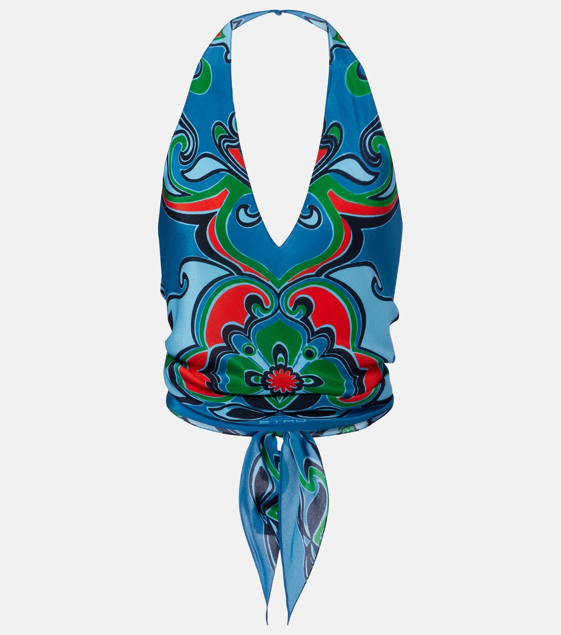 Printed silk top | Etro