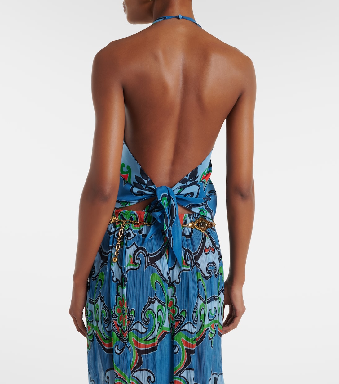 Printed silk top | Etro