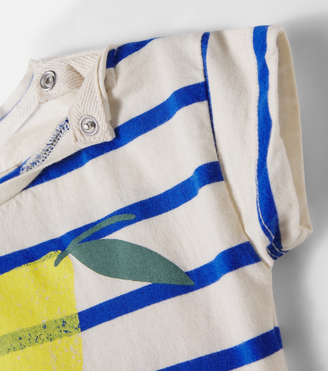 Baby Aran striped cotton jersey T-shirt | Cozmo