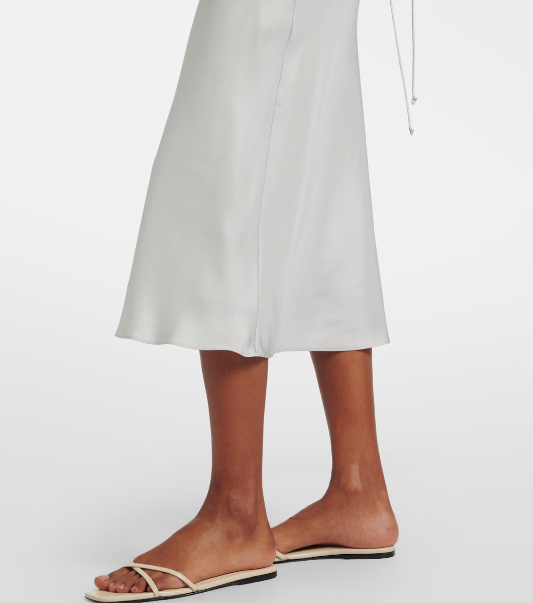 Lace-trimmed silk slip dress | Róhe