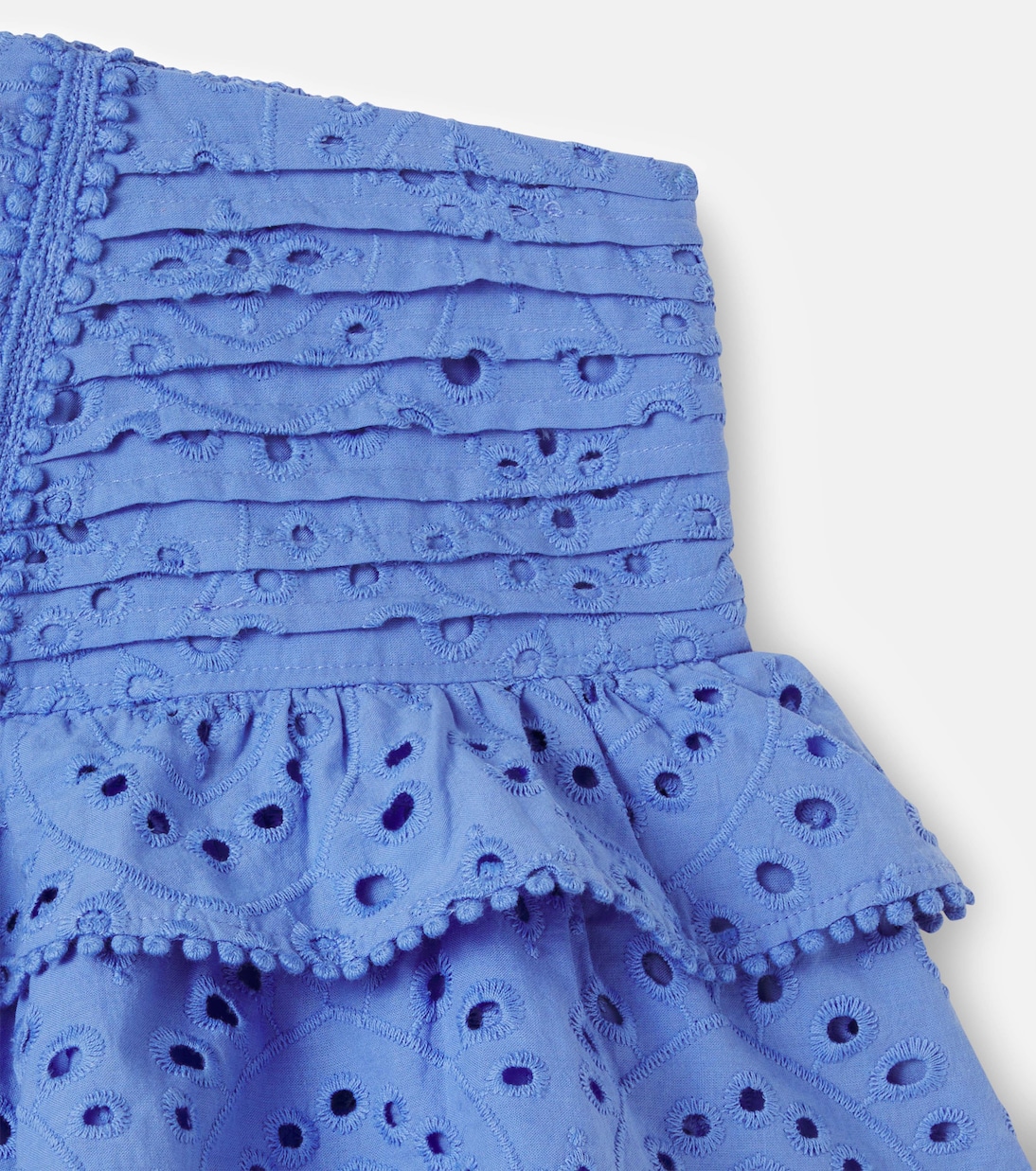 Gonna Alizee in cotone sangallo | Poupette St Barth Kids