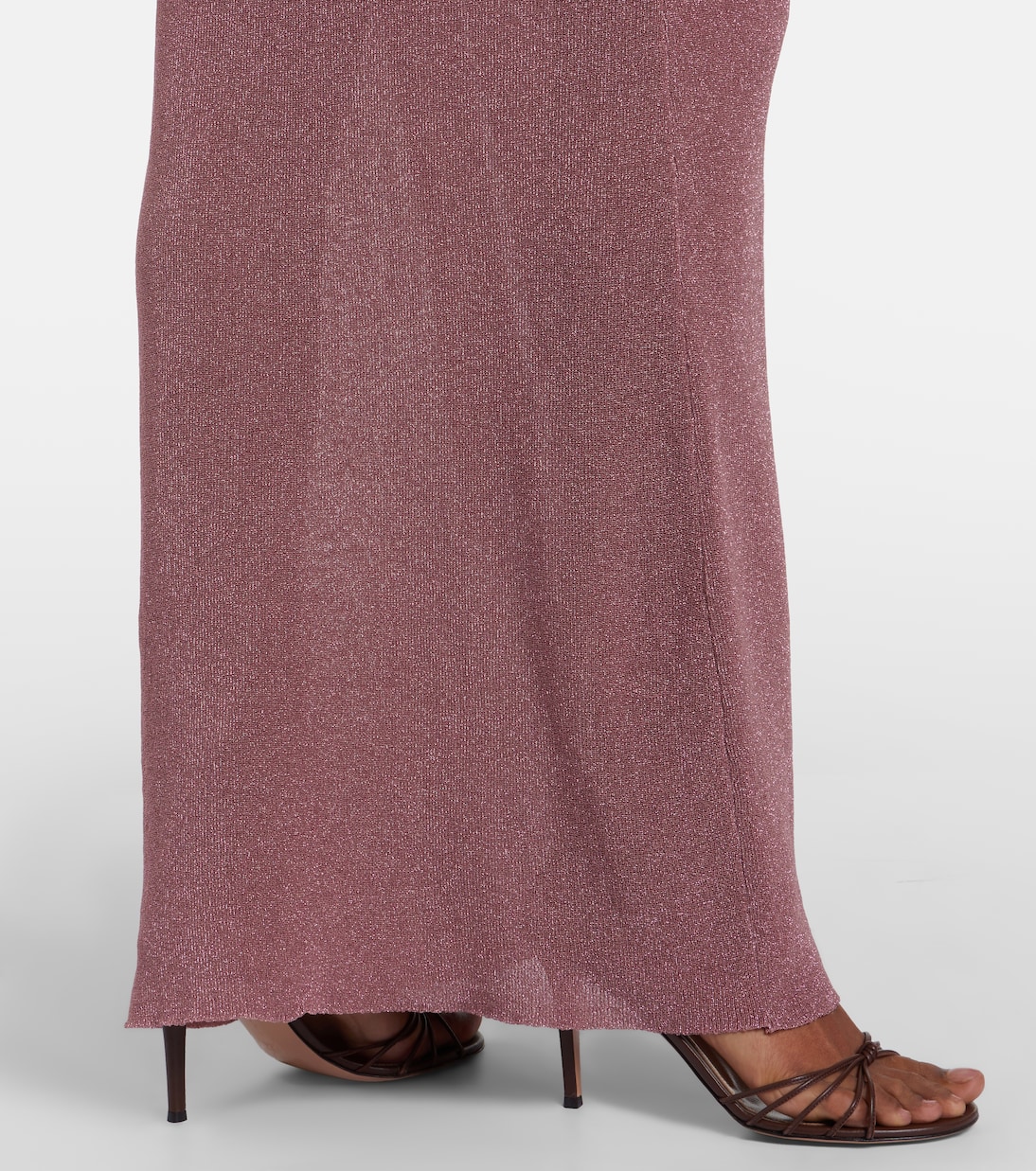 Knitted lamé maxi dress | Aya Muse