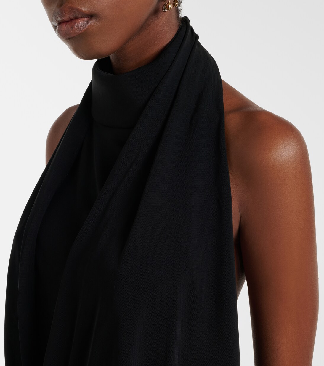 Gathered halterneck top | Adriana Degreas