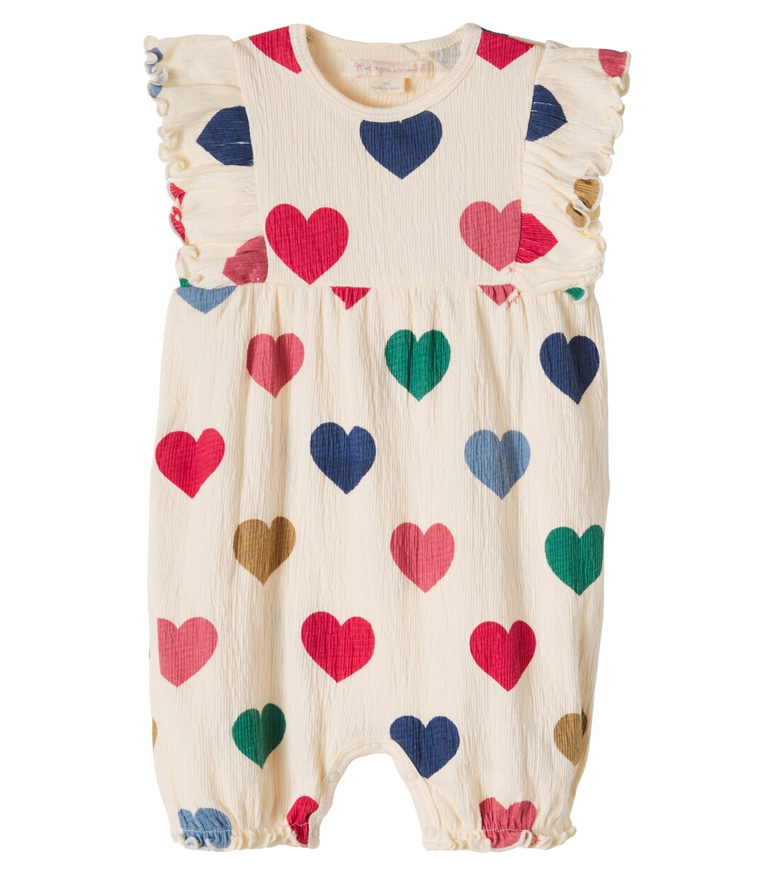 Baby Chleo printed cotton-blend playsuit | Konges Sløjd