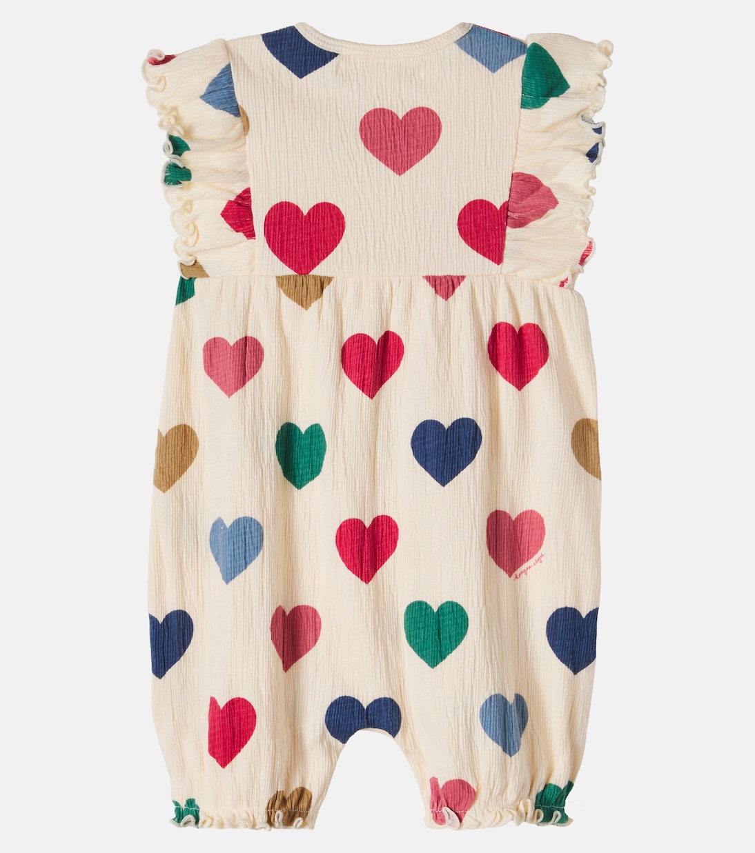 Baby Chleo printed cotton-blend playsuit | Konges Sløjd