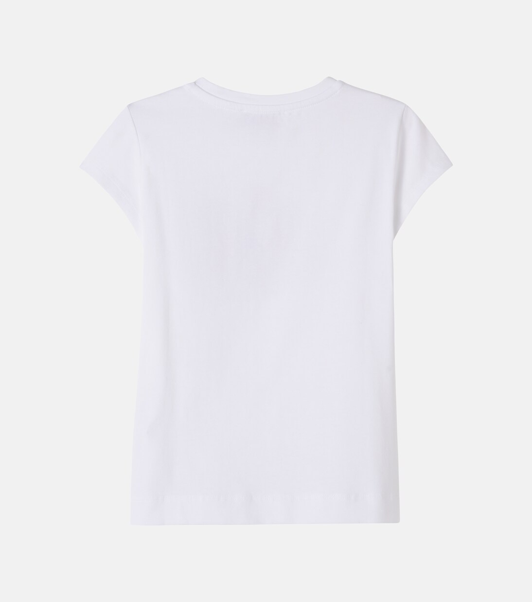 Embellished floral cotton-blend jersey T-shirt | Monnalisa
