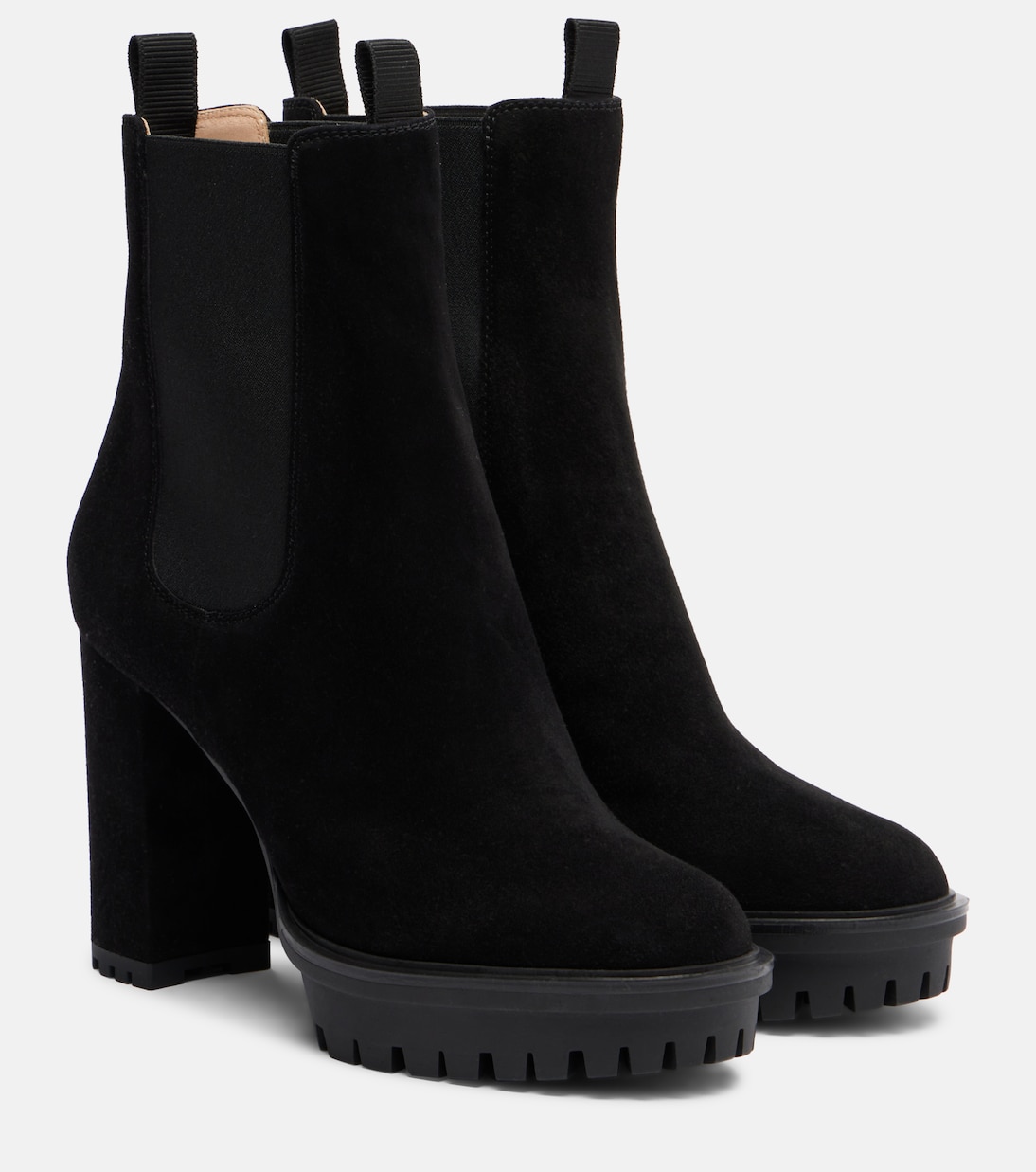 Barry suede platform ankle boots | Gianvito Rossi