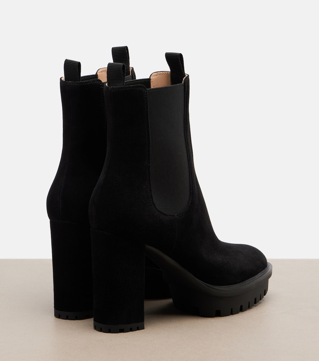 Barry suede platform ankle boots | Gianvito Rossi