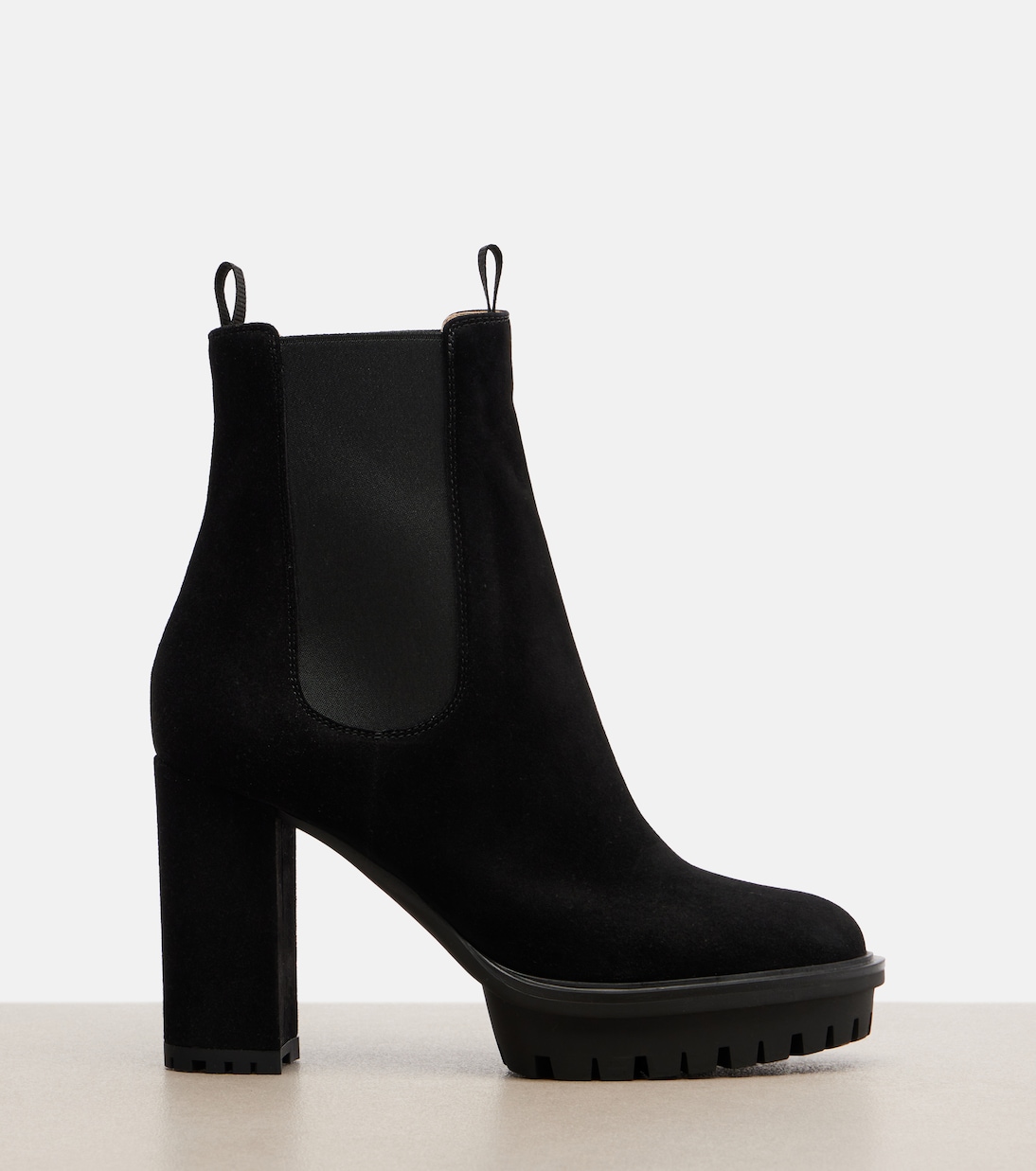 Barry suede platform ankle boots | Gianvito Rossi