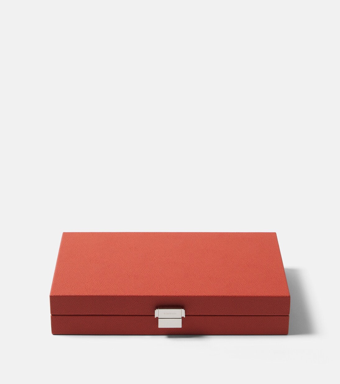 Phileas Miniature leather backgammon case | Giobagnara